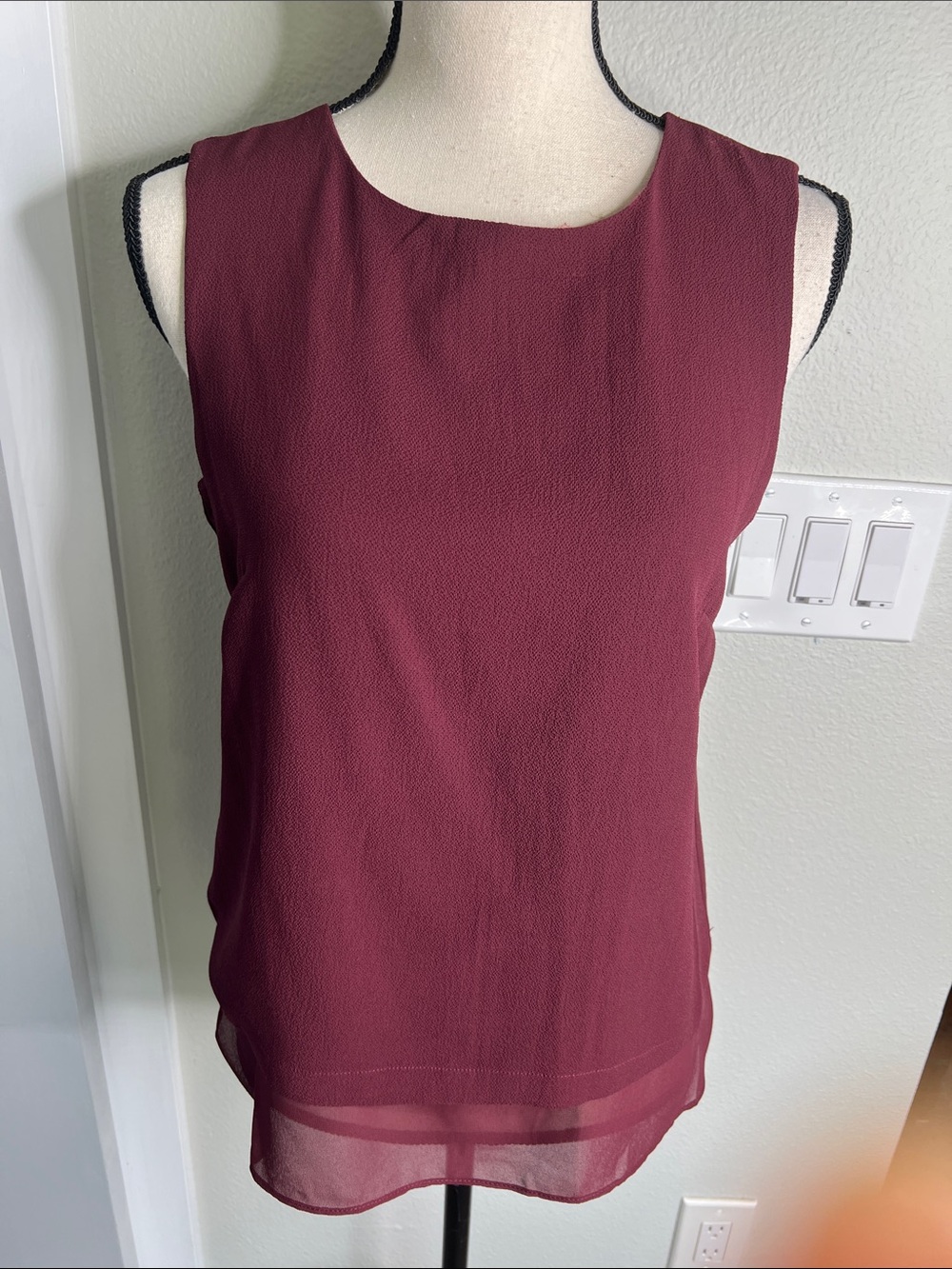 Rose & Olive Sleeveless Top